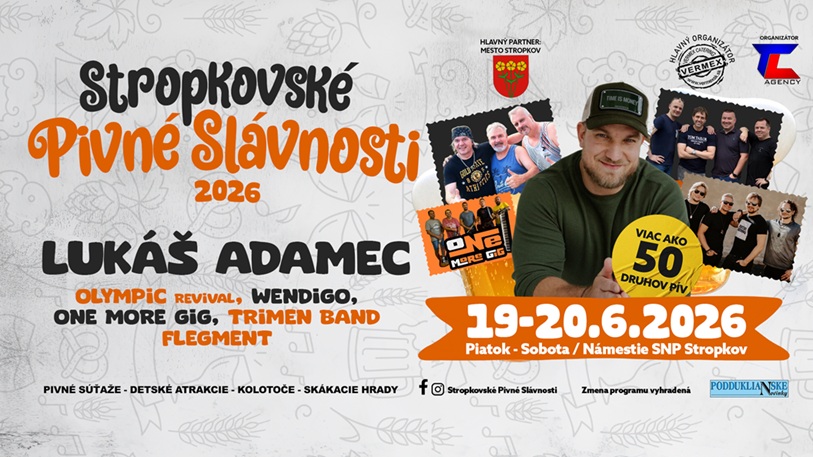 Stropkovské Pivné Slávnosti 2026