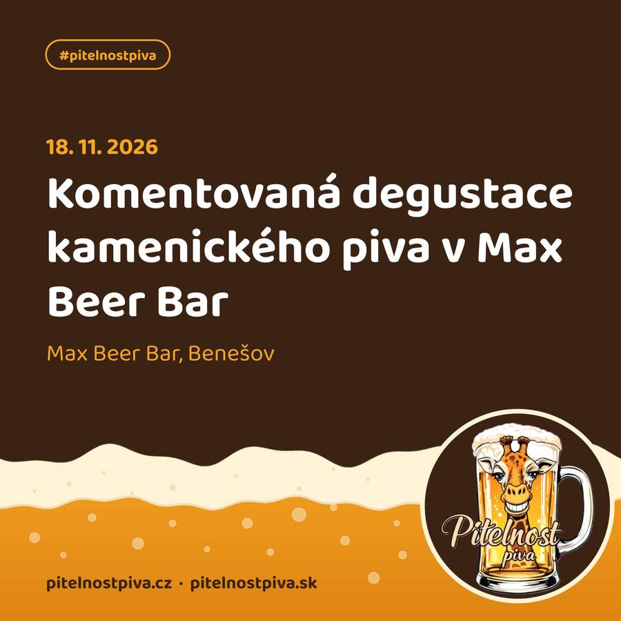 Komentovaná degustace kamenického piva v Max Beer Bar