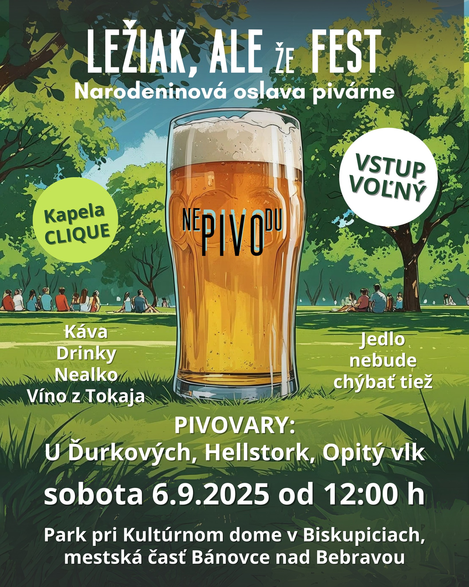 Ležiak, ALE že Fest - narodeninová oslava nePIVOdu