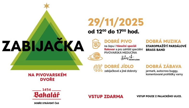 Tradiční zabijačka na pivovarském dvoře Bakalář