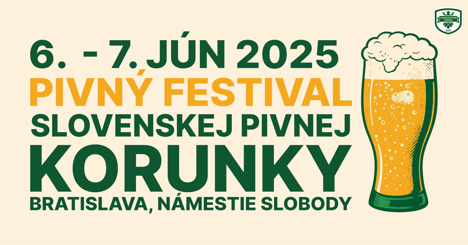 Pivný festival Slovenskej pivnej korunky 2025